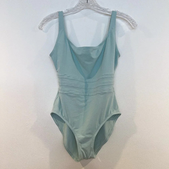 Eres Paris Mint Green Seamless Lightweight Stretchy Designer Bodysuit 12 - Picture 2 of 7